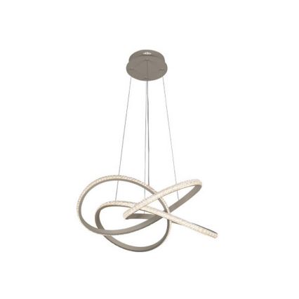 LED stmievateľný luster na lanku LED/95W/230V 3000-6500K pr. 57 cm + diaľkové ovládanie