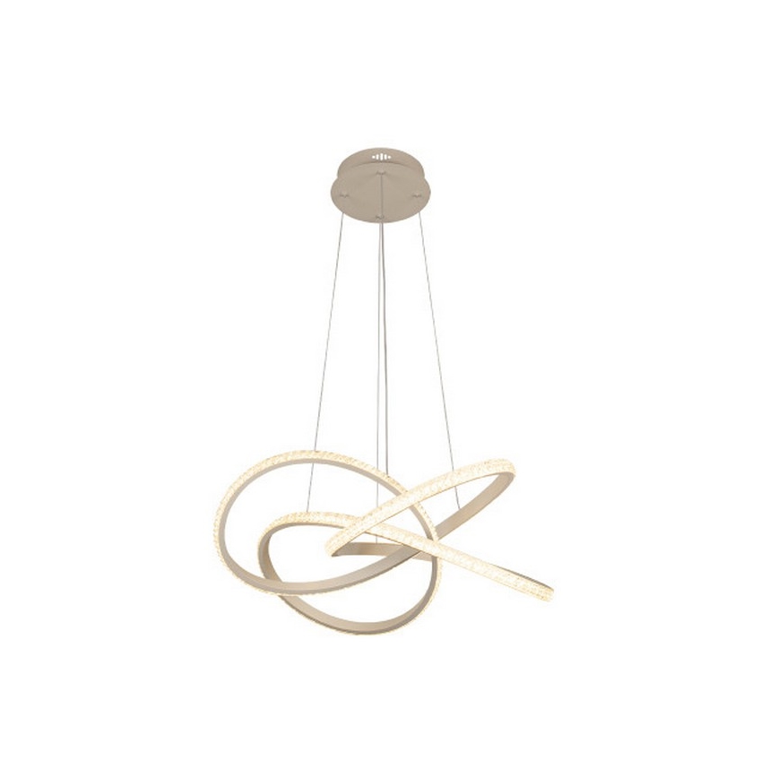 LED stmievateľný luster na lanku LED/95W/230V 3000-6500K pr. 57 cm + diaľkové ovládanie