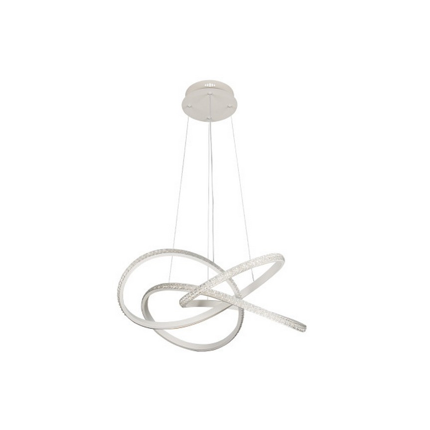 LED stmievateľný luster na lanku LED/95W/230V 3000-6500K pr. 57 cm + diaľkové ovládanie