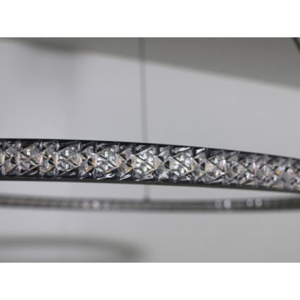 Stmievateľný LED luster na lanku LED/150W/230V 3000-6500K + diaľkové ovládanie