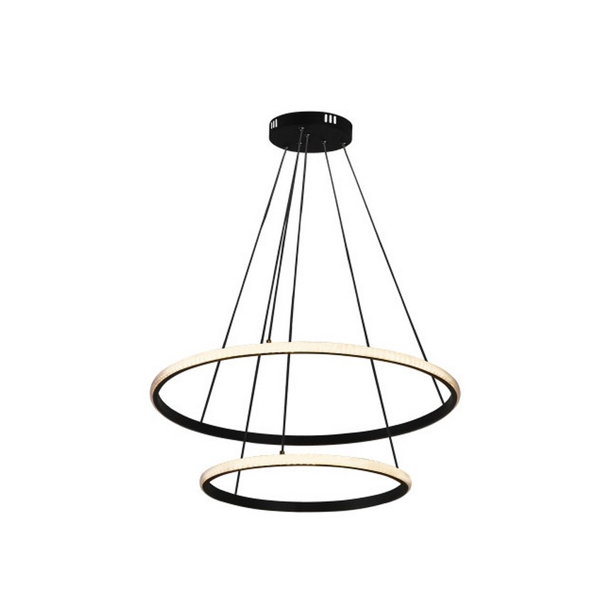 LED stmievateľný luster na lane LED/55W/230V 3000-6500K pr. 60 cm + diaľkové ovládanie