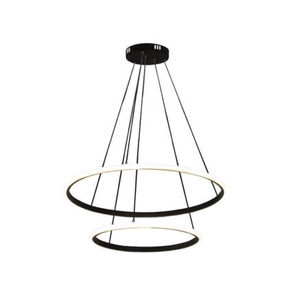 LED stmievateľný luster na lane LED/55W/230V 3000-6500K pr. 60 cm + diaľkové ovládanie