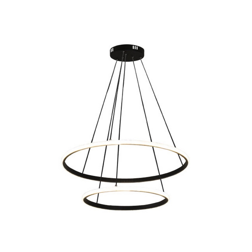 LED stmievateľný luster na lane LED/55W/230V 3000-6500K pr. 60 cm + diaľkové ovládanie