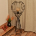 Stojaca lampa MERCURE 1xE27/15W/230V čierna