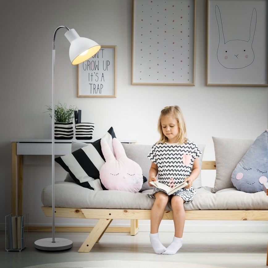 Stojacia lampa 1xE27/25W/230V biela