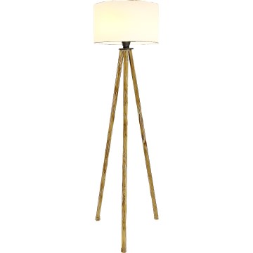 Stojacia lampa 1xE27/40W/230V béžová/biela