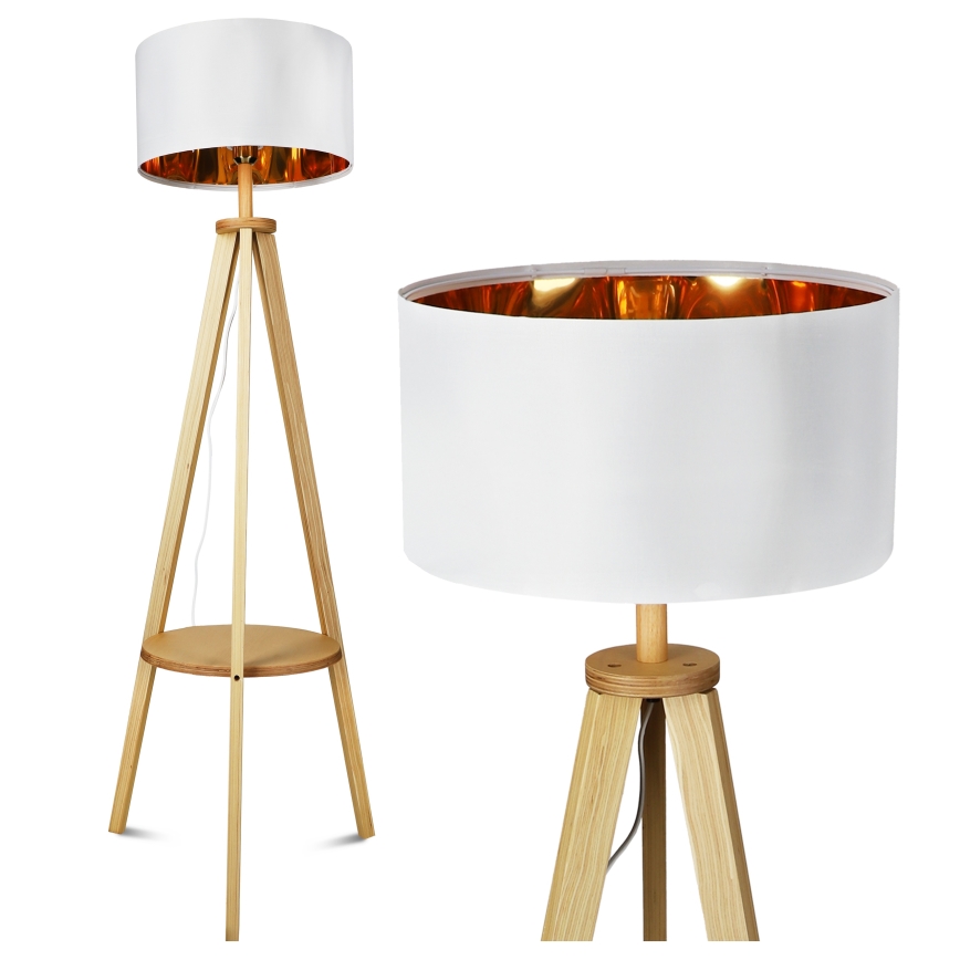 Stojacia lampa 1xE27/40W/230V biela