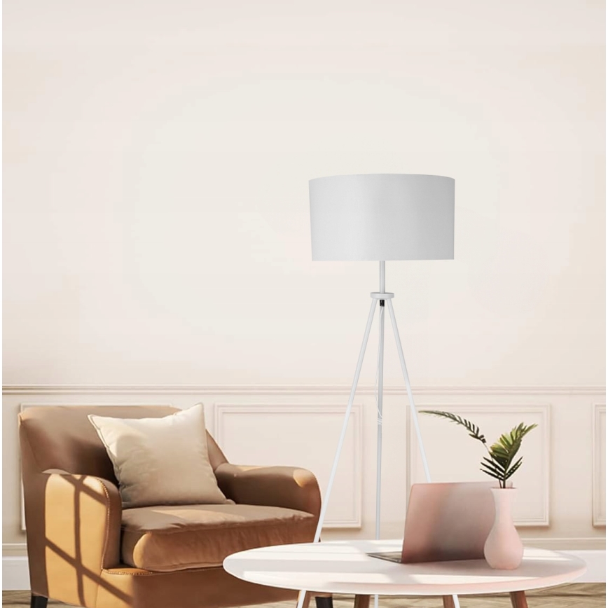 Stojacia lampa 1xE27/40W/230V biela