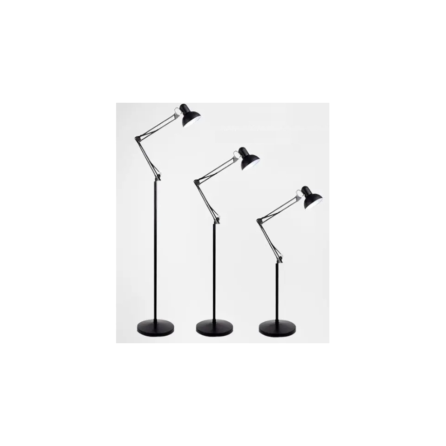 Stojacia lampa 1xE27/40W/230V čierna