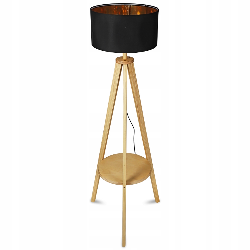 Stojacia lampa 1xE27/40W/230V čierna