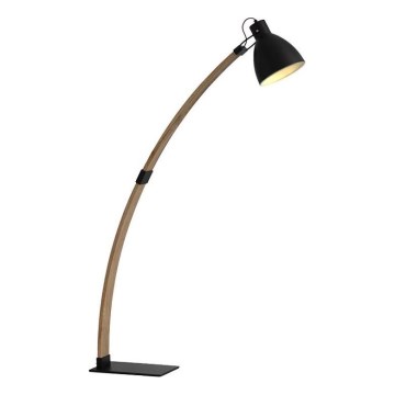 Stojacia lampa 1xE27/60W/230V jaseň/čierna