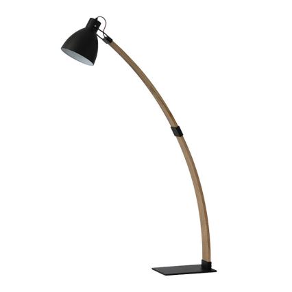 Stojacia lampa 1xE27/60W/230V jaseň/čierna