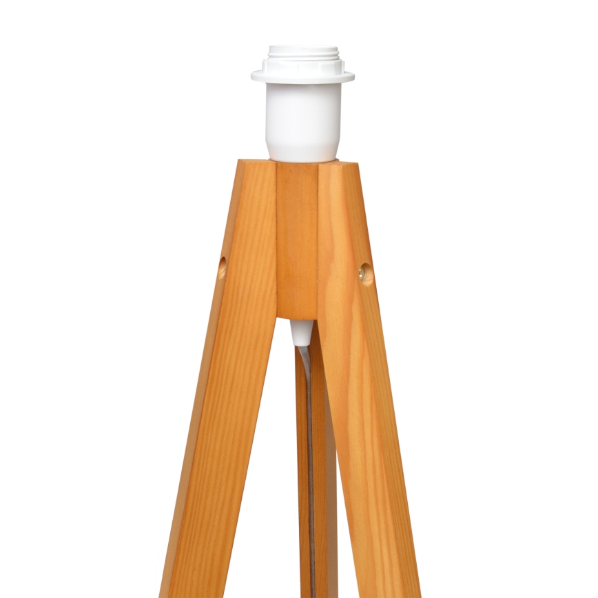 Stojacia lampa ALBA 1xE27/15W/230V krémová/dub