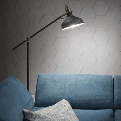 Stojacia lampa ARTHUR 1xE27/25W/230V šedá