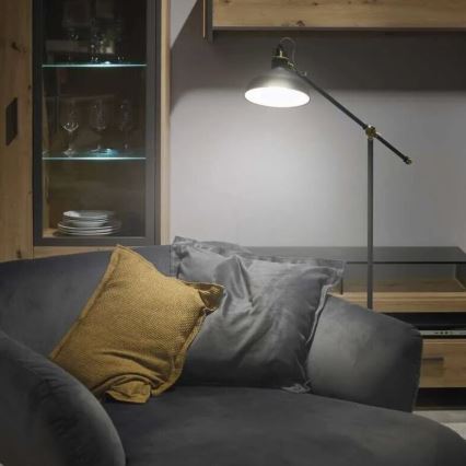Stojacia lampa ARTHUR 1xE27/25W/230V šedá