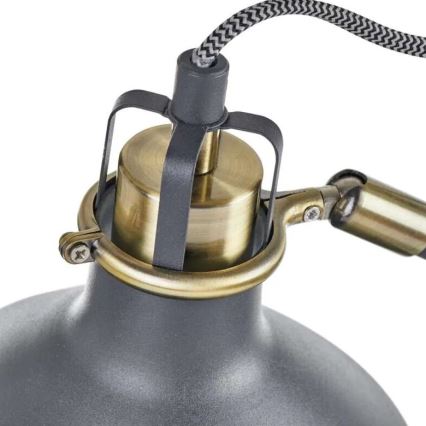 Stojacia lampa ARTHUR 1xE27/25W/230V šedá