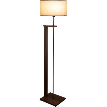 Stojacia lampa AYD 1xE27/40W/230V béžová/hnedá