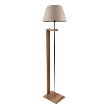 Stojacia lampa AYD 1xE27/40W/230V béžová/hnedá