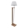 Stojacia lampa AYD 1xE27/40W/230V biela+/hnedá