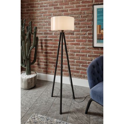 Stojacia lampa AYD 1xE27/40W/230V čierna/biela+