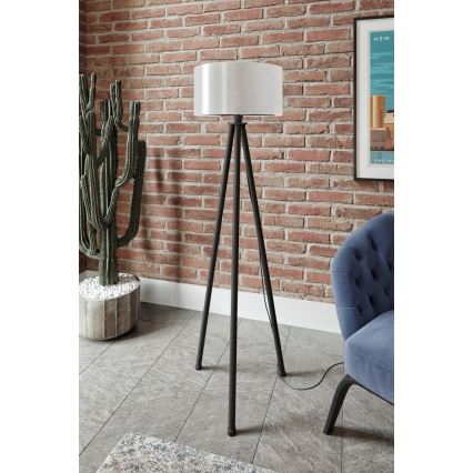Stojacia lampa AYD 1xE27/40W/230V čierna/biela+