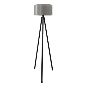Stojacia lampa AYD 1xE27/40W/230V čierna/šedá