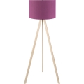 Stojacia lampa AYD 1xE27/40W/230V fialová/béžová