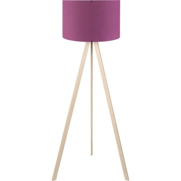 Stojacia lampa AYD 1xE27/40W/230V fialová/béžová