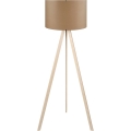Stojacia lampa AYD 1xE27/40W/230V hnedá/béžová