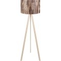 Stojacia lampa AYD 1xE27/40W/230V hnedá/béžová