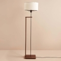 Stojacia lampa AYD 1xE27/40W/230V hnedá/biela+