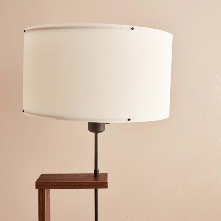 Stojacia lampa AYD 1xE27/40W/230V hnedá/biela+