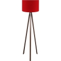Stojacia lampa AYD 1xE27/40W/230V hnedá/červená