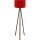 Stojacia lampa AYD 1xE27/40W/230V hnedá/červená