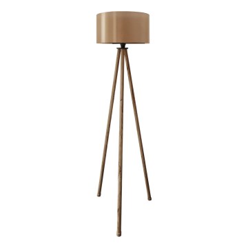 Stojacia lampa AYD 1xE27/40W/230V hnedá