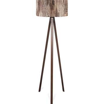 Stojacia lampa AYD 1xE27/40W/230V hnedá