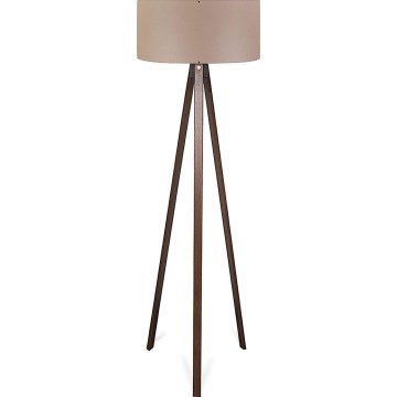 Stojacia lampa AYD 1xE27/40W/230V hnedá