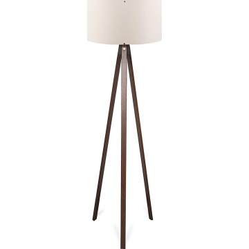 Stojacia lampa AYD 1xE27/40W/230V hnedá/krémová