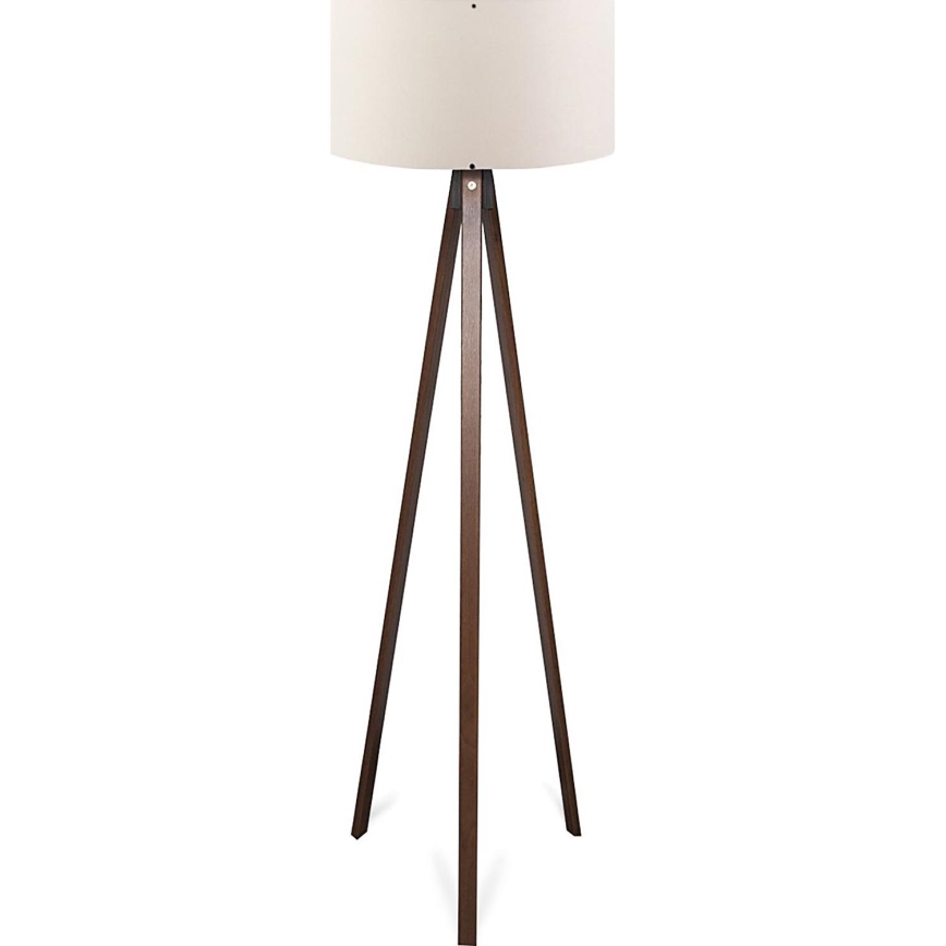 Stojacia lampa AYD 1xE27/40W/230V hnedá/krémová