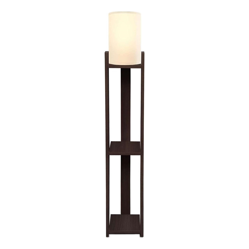 Stojacia lampa AYD 1xE27/40W/230V hnedá/krémová