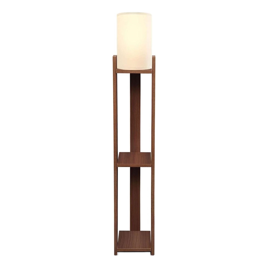 Stojacia lampa AYD 1xE27/40W/230V hnedá/krémová