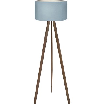 Stojacia lampa AYD 1xE27/40W/230V hnedá/modrá