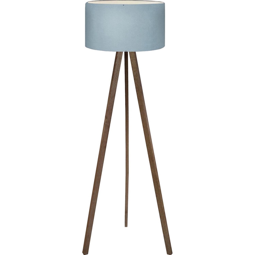 Stojacia lampa AYD 1xE27/40W/230V hnedá/modrá