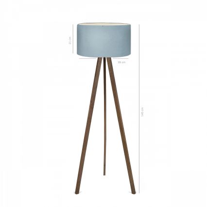 Stojacia lampa AYD 1xE27/40W/230V hnedá/modrá