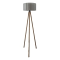 Stojacia lampa AYD 1xE27/40W/230V hnedá/šedá