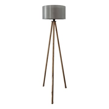 Stojacia lampa AYD 1xE27/40W/230V hnedá/šedá