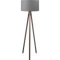 Stojacia lampa AYD 1xE27/40W/230V hnedá/šedá