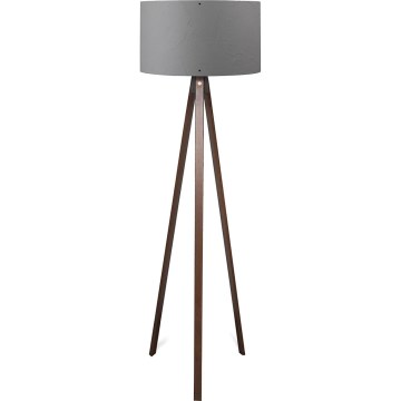 Stojacia lampa AYD 1xE27/40W/230V hnedá/šedá