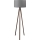 Stojacia lampa AYD 1xE27/40W/230V hnedá/šedá