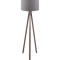Stojacia lampa AYD 1xE27/40W/230V hnedá/šedá